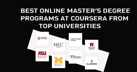 Online Master's Degrees from Top Universities .